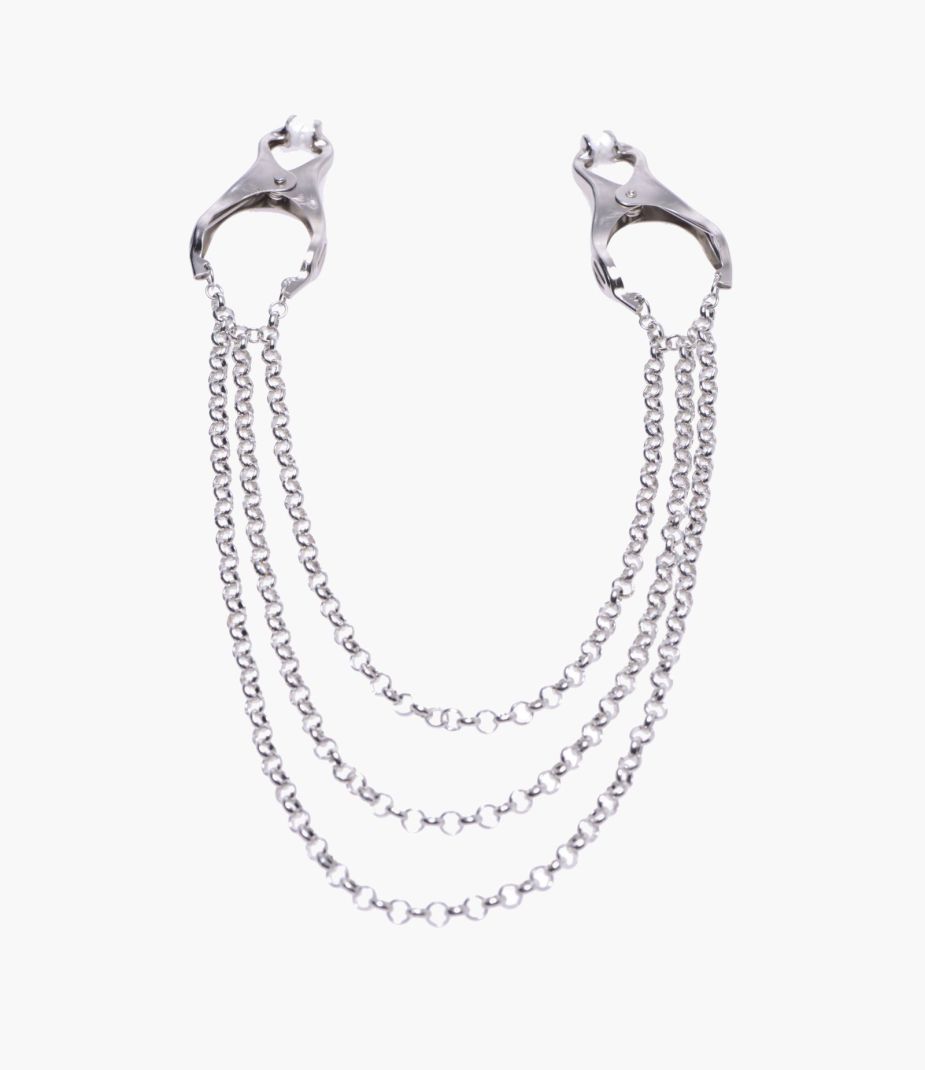 Affix Triple Chain Labia & Nipple Stretching Clamps